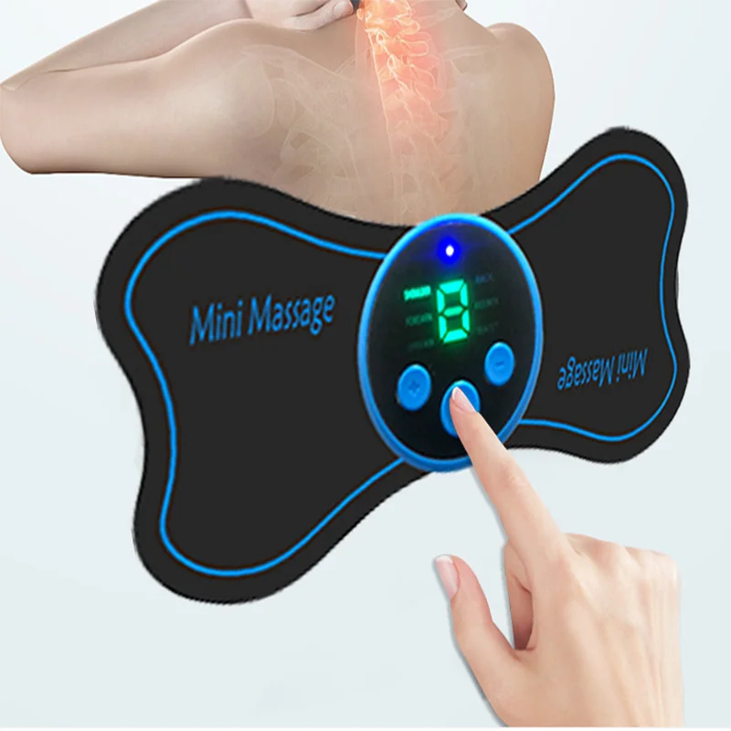 Portable Mini Charging Massage Mini Massage Stickers Neck Stickers Charge Massage Physiotherapy Cervical Spine Massage