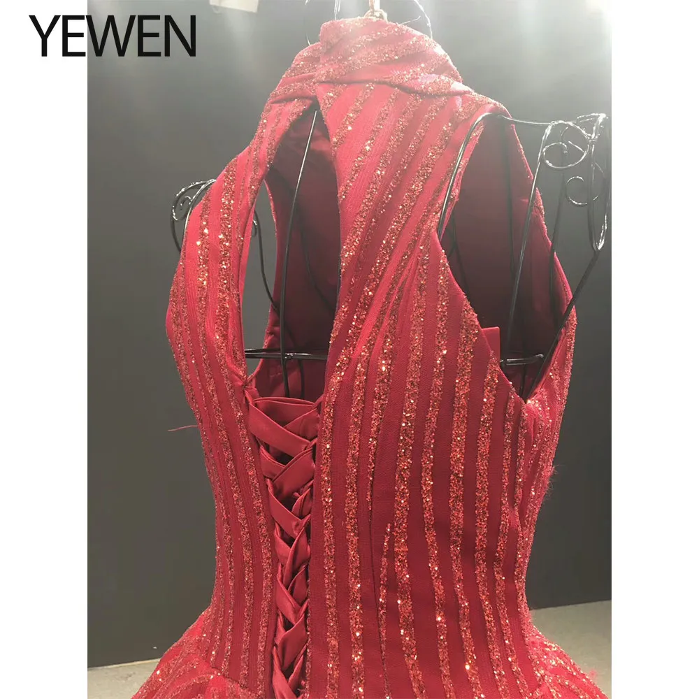 Роскошное арабское свадебное платье, бальное платье, Vestido de noiva, Аппликации, высокий вырез, свадебные платья, длина до пола, платье невесты