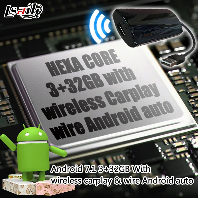 Pin-pin для Android/carplay интерфейсная коробка для Toyota Land Cruiser LC200 14-19 видео интерфейс с GVIF LVDS зеркальная ссылка - Размер экрана, дюймов: Advanced carplay and