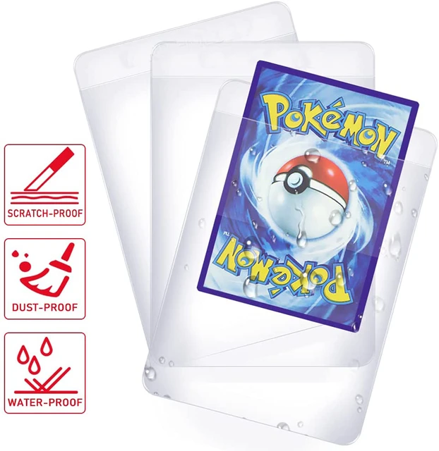 50 Count Card Saver Sleeves Holder Toploader Protector for Trading Baseball  Pokemon YUGIOH MTG 35PT Sports