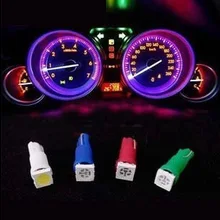 T5-5050-1SMD Светодиодные Автомобильные приборные огни Светодиодные номерные знаки свет шестерни головной свет зеркало заднего вида лампа