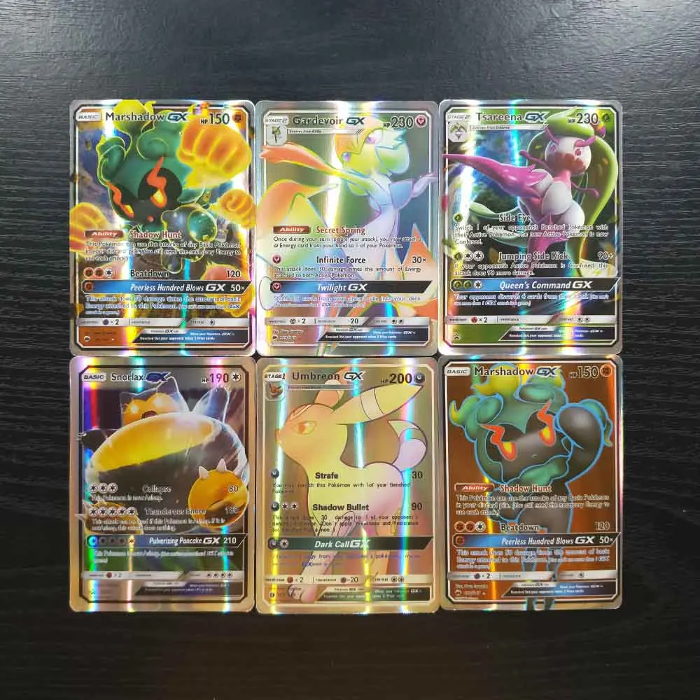 Флеш-карты TAKARA TOMY Pokemon, 120 шт., 109 GX 11, коллекция тренеров, битва, сияющая карточная игра, детские игрушки, подарки