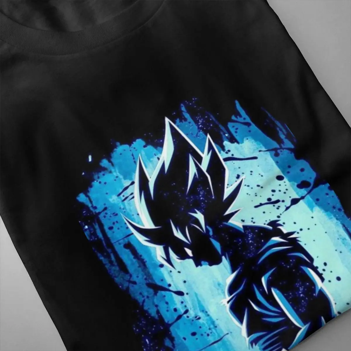 100% cotton Cool Dragon Ball Wukong print casual mens o-neck t shirts creative Men's Short Sleeve T-shirt