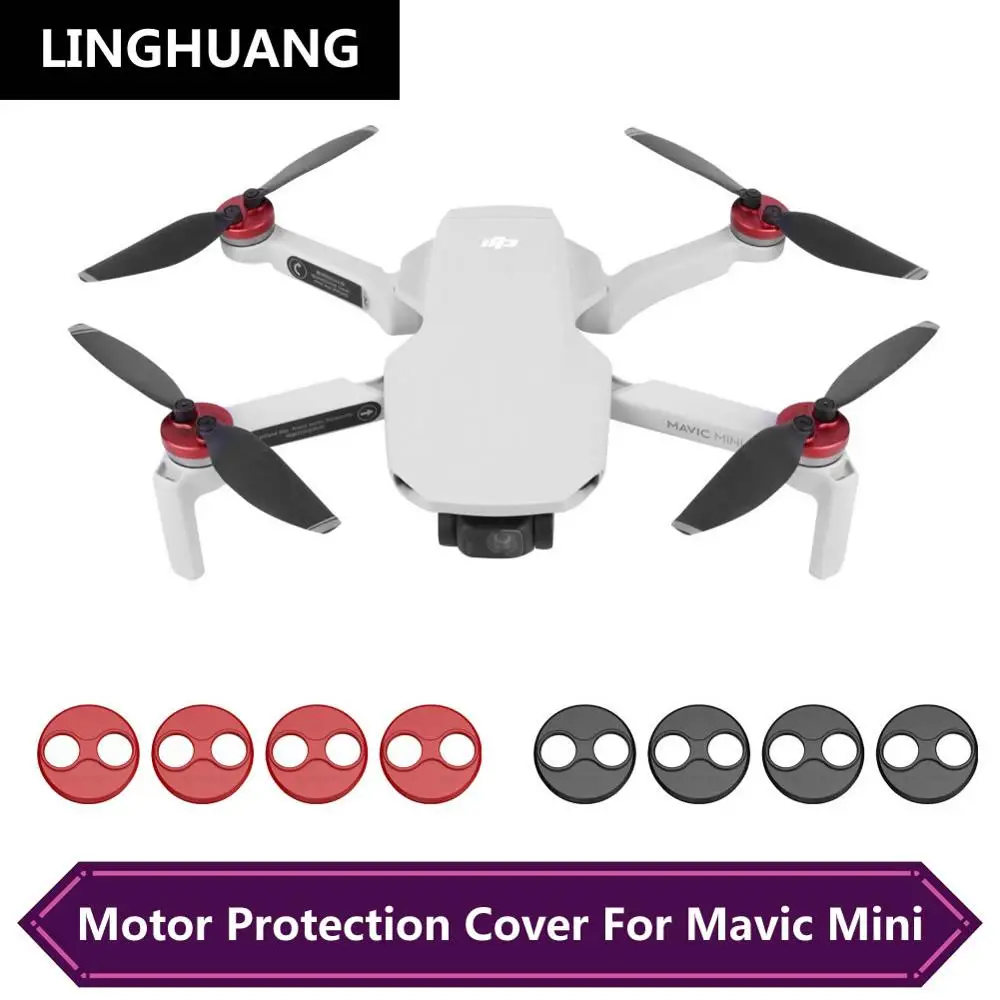 Buy PJV DJI Mavic Mini Motor Protection Cover Aluminum Alloy Motor Cover 4pcs Moisture Bump Resistant Accessories For MAVIC MINI 