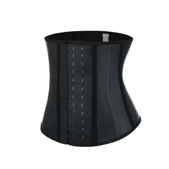 

Women Shapewear 9 Steel Bones High Compression 100% Latex Waist Trainer Belt Weight Loss Waist Cincher Trimmer Long Torso Fajas