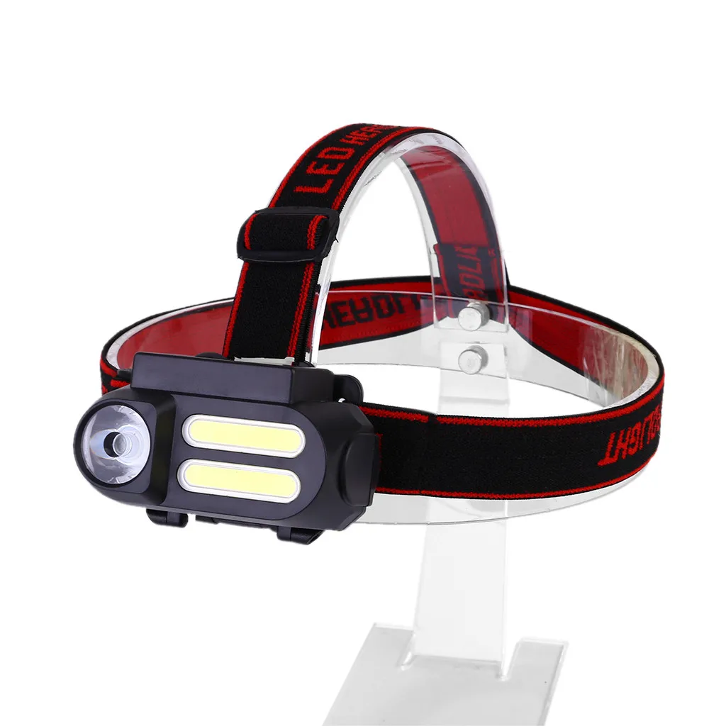 

USB Rechargeable COB LED Headlamp Headlight Head Light Torch Flashlight 4 Modes LED headlamp fishing headlight For camping