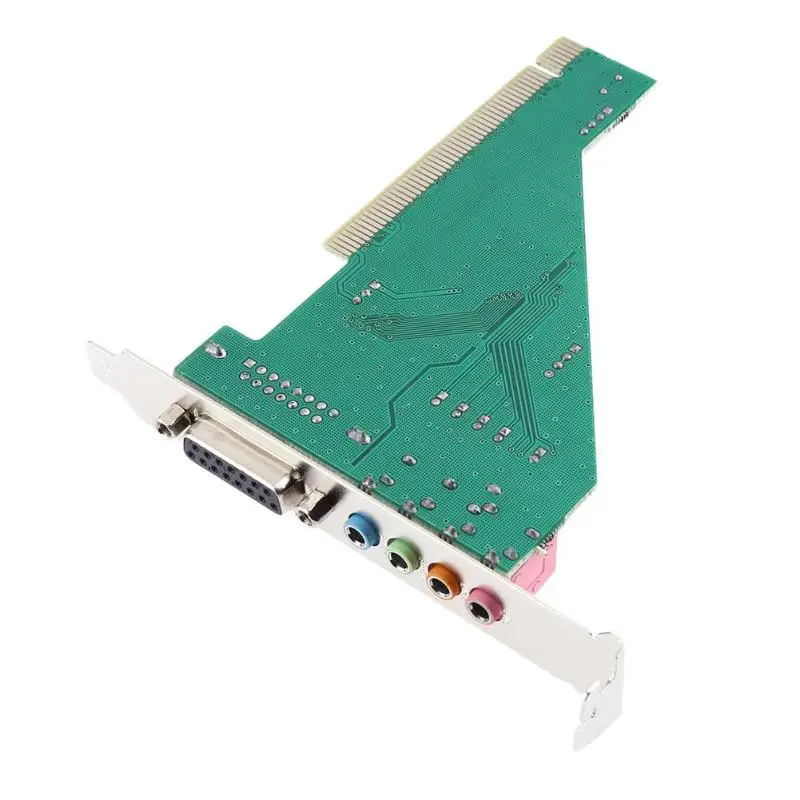 4CH CMI8738 Chipset Stereo Sound PCI Port Audio Card for Desktop PC