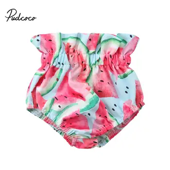 

Pudcoco Baby Boy Girl Cotton Shorts Watermelon Bloomers Panties Shorts Summer Pants