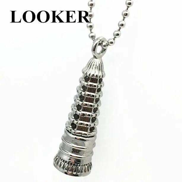 LOOKER Новое поступление из нержавеющей стали рельефная фотобашня Подвески