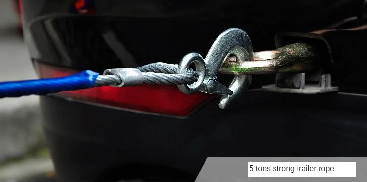 Автомобильный хороший автомобильный Трейлер 5 т 4 м стальной трос буксировочный ремень ручной удерживающий трос автомобильное аварийное оборудование стальной провод Hig