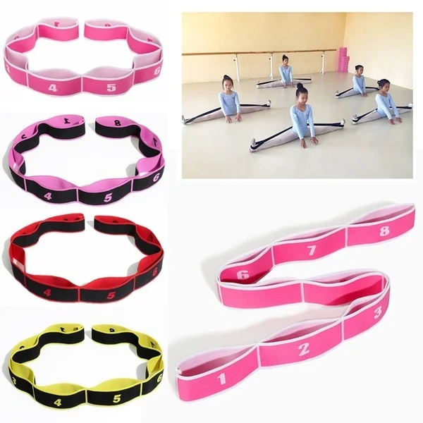 Elastique Sport Fitness Exercise Resistance Bands set Yoga Pull Strap Belt Polyester Latex Elastic Latin Dance Stretching Band