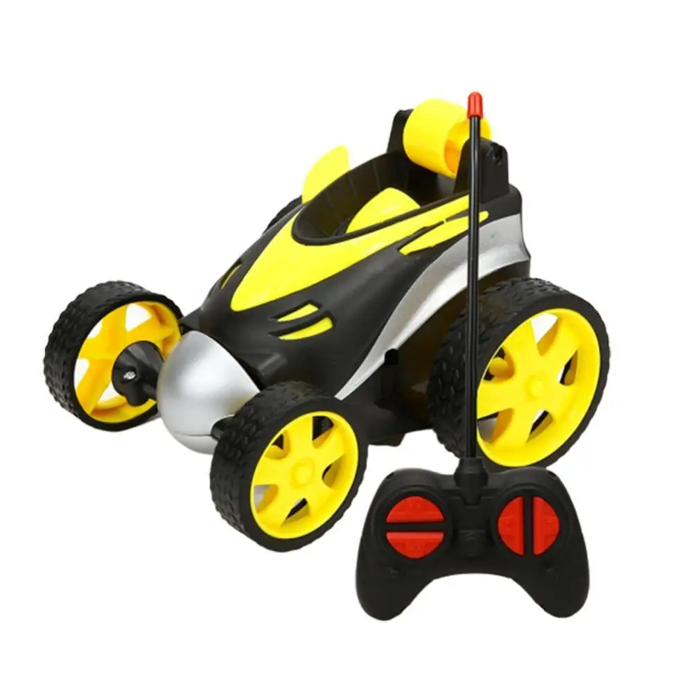 Wireless RC Car Tumbling Stunt Dump Truck Remote Control Toy For Children Kids