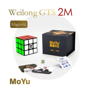 

MoYu Weilong GTS2M Magnetic 3x3x3 GTS2M Magic Cube 3x3x3 Speed Cubes Puzzle Weilong GTS3 M WR M cubo magico Boys Toy
