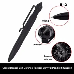 Практичные тактические ручки EDC алюминиевый стеклянный выключатель самообороны тактическая ручка выживания многофункциональный