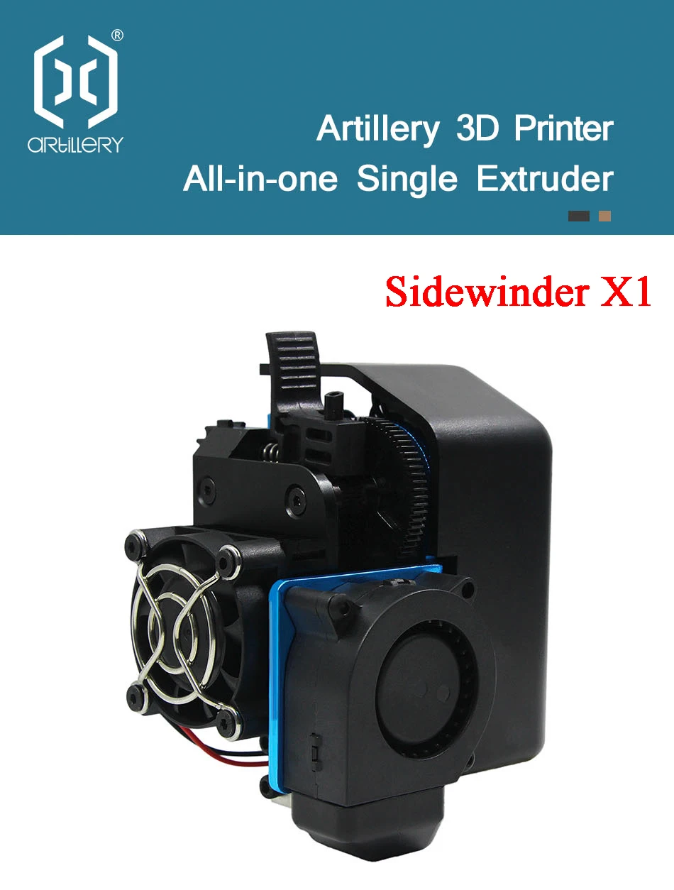 Apropriado para a extrusora da impressora da artilharia 3d fácil instalar