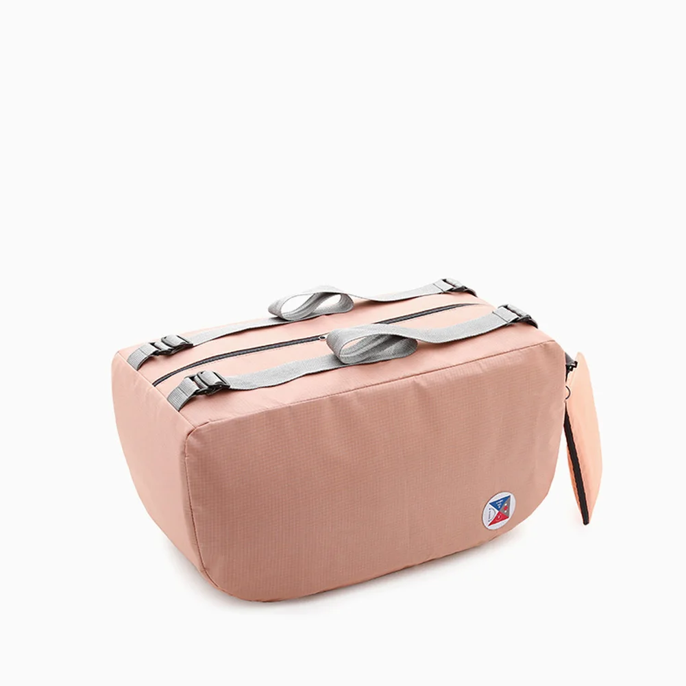 Стильный портативный рюкзак для альпинизма, легкий рюкзак унисекс, дорожные сумки для кемпинга, ткань Оксфорд, товары для улицы - Цвет: Розовый