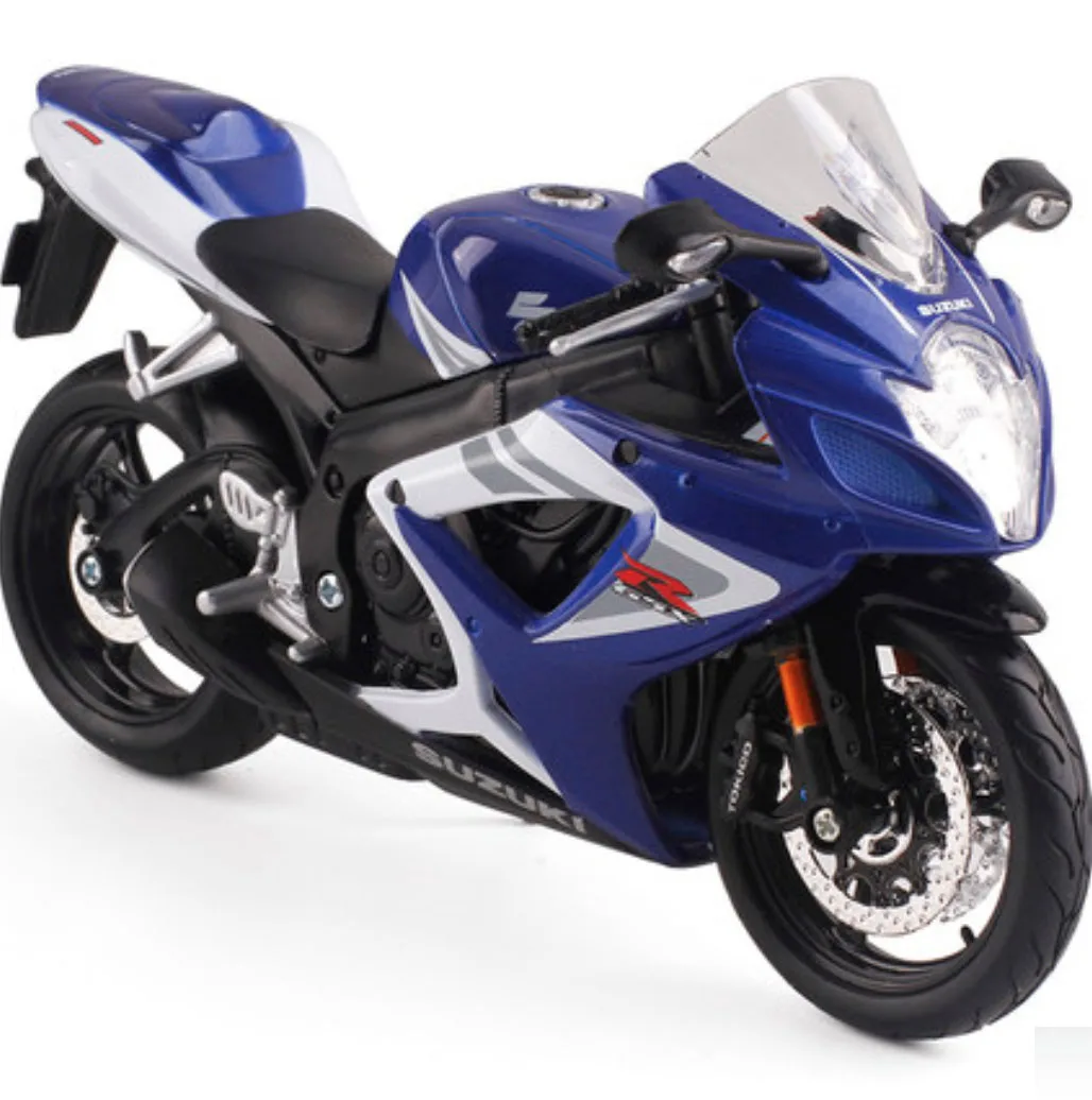 Maisto 1/12 Yamaha YZ 450F мотоцикл литье под давлением дисплей Модель игрушки для детей мальчиков и девочек - Цвет: Suzuki GSX R750