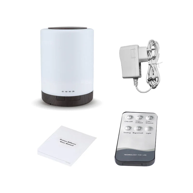 Цена Kbaybo 300 мл Электрический увлажнитель воздуха с 7 цветов светодиодный ночник эфирное масло деревянный аромадиффузор база для домашнего офиса ...