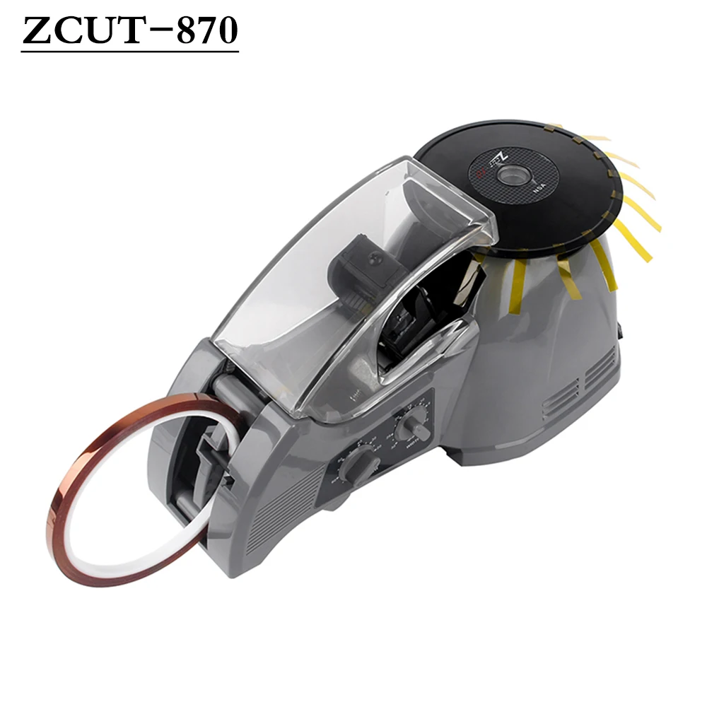 

ZCUT-870 220V 3-25mm Width Automatic Packing Dispenser Three Intelligent working modes Tape Adhesive Cutting Cutter Machine
