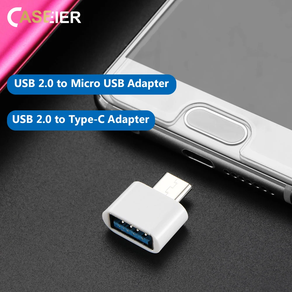 CASEIER USB 2 0 к Micro OTC адаптер для Huawei Samsung Xiaomi Type C конвертер Honor Pad ноутбука планшета |
