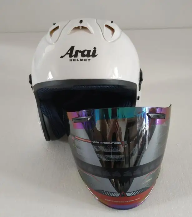 Arai R3 шлем мотоциклетный шлем с открытым внедорожным мотоциклетным шлемом Размер: S M L XL XXL, Опционный трехцветный объектив 06 - Color: color