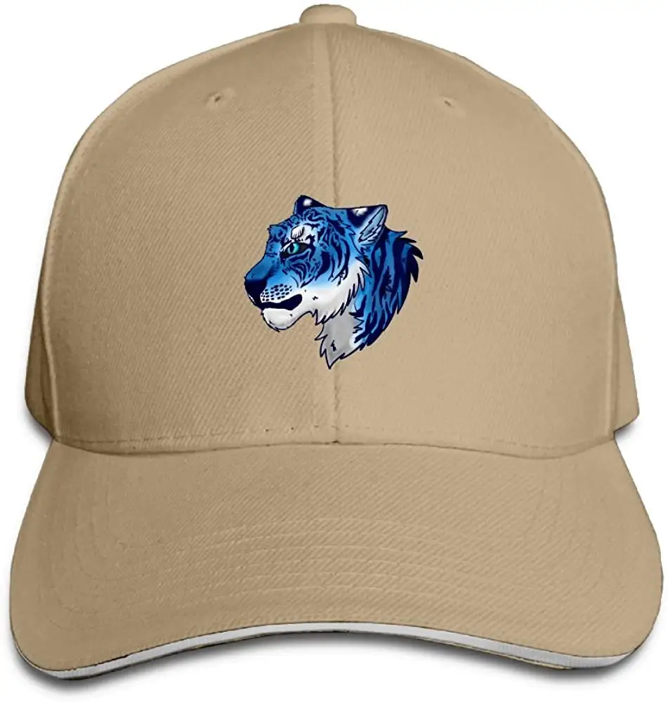 Унисекс Синий тигр Мода Бейсболка с козырьком кепки для путешествий/спорта