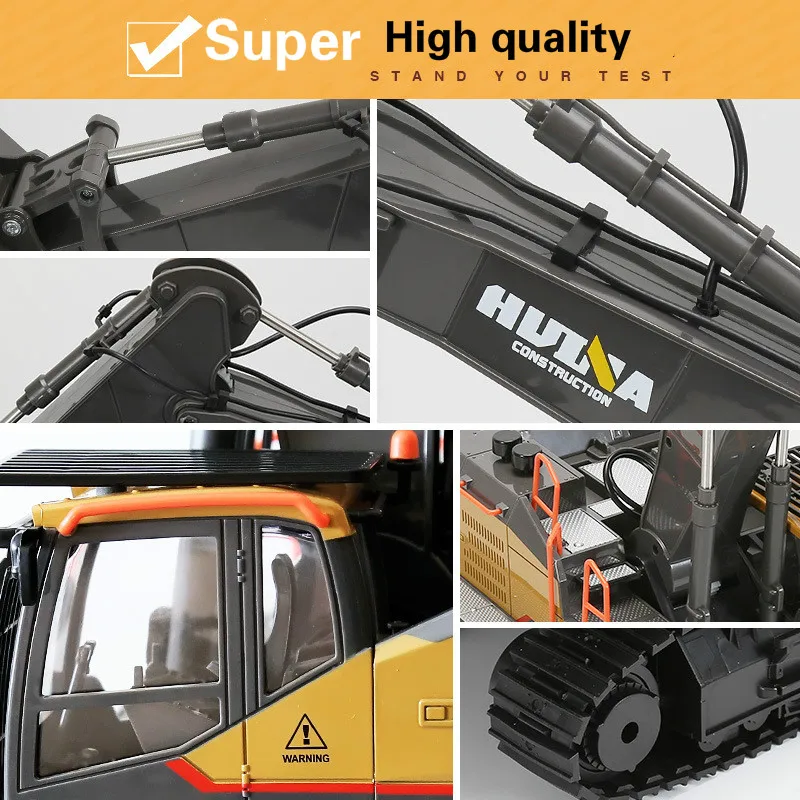 Big Size 1:14 1592 RC Alloy Excavator 22CH Big RC Trucks Simulation Excavator Remote Control Vehicle Toy for Boys Gift 3 Big Size 1:14 1592 RC Alloy Excavator 22CH Big RC Trucks Simulation Excavator Remote Control Vehicle Toy for Boys Gift 3
