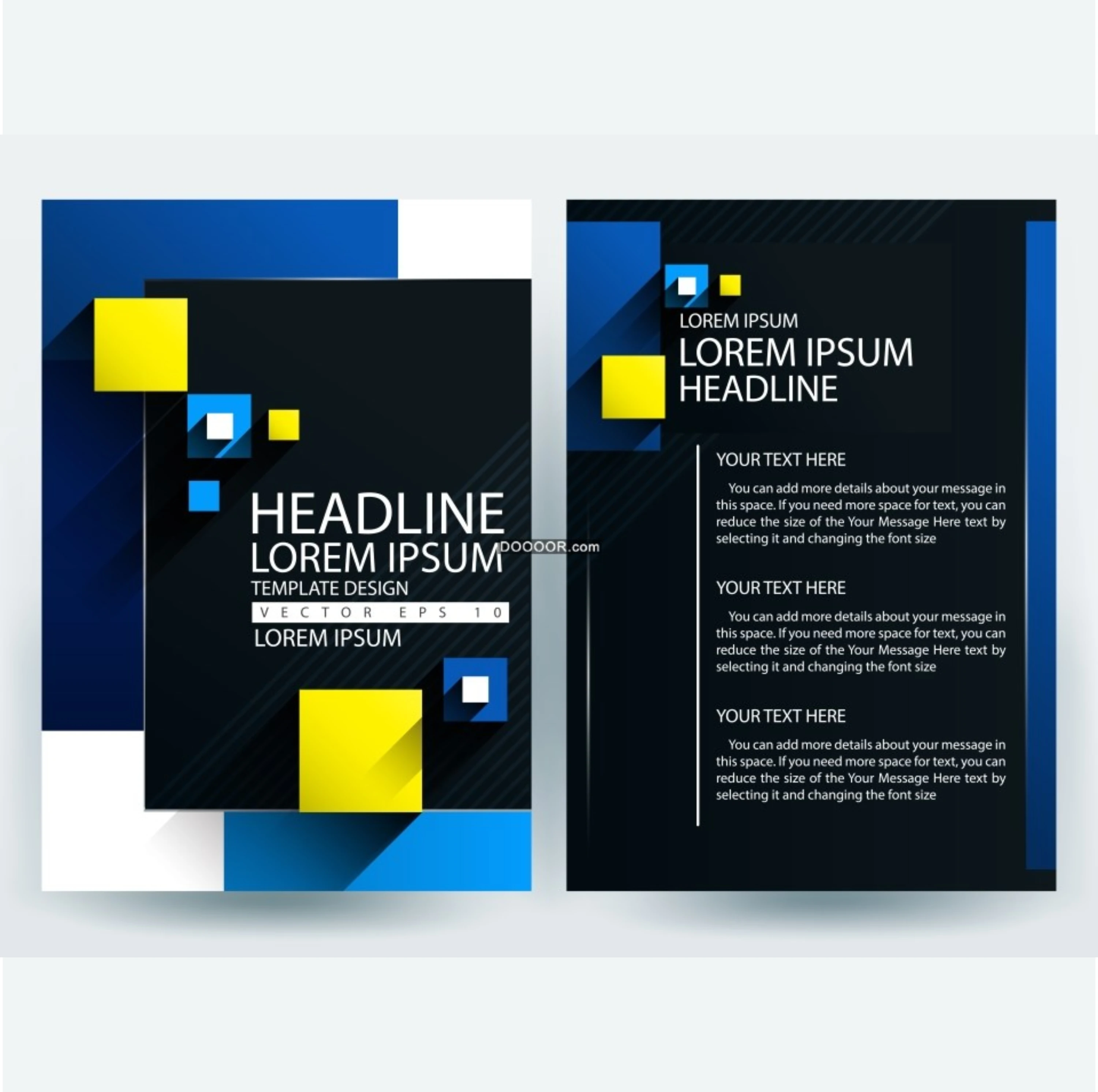 Double sided printing poster A6A5A4 flyer commodity price list introduction advertisement 130gms double-sided printing