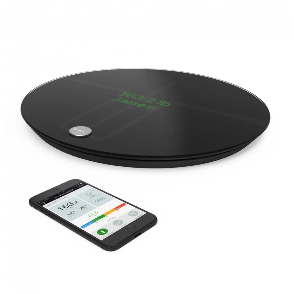 Цифровые весы QardioBase 2 Wireless Smart Scale B200-IVB черный