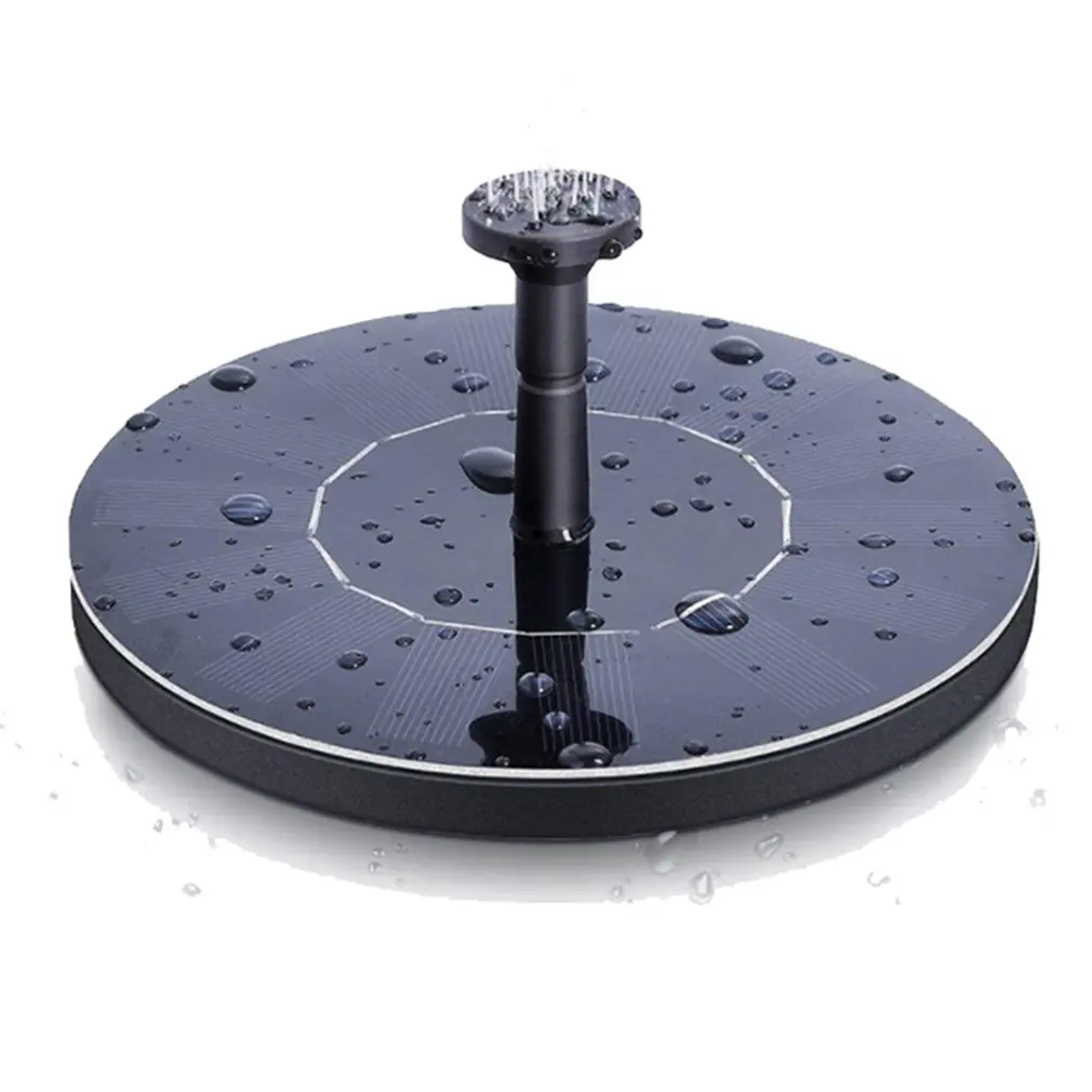 

Practical Solar Power Water Fountain Pump Kit for Pool Garden Pond Watering Submersible Round Fountain Pump