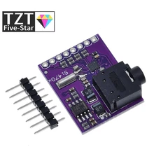 Tzt si4703 rds fm sintonizador de rádio avaliação breakout módulo para arduino avr pic arm rádio serviço de dados filtragem módulo portador