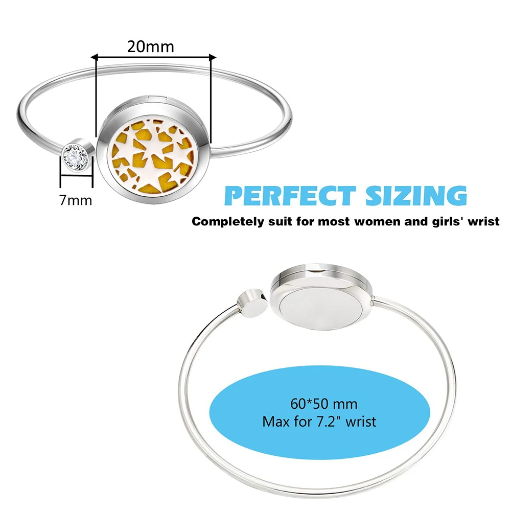 20 мм с магнитом может шевелиться вверх и вниз медальон с ароматом браслет из нержавеющей стали эфирный диффузорный медальон с маслами браслет(Прямая поставка
