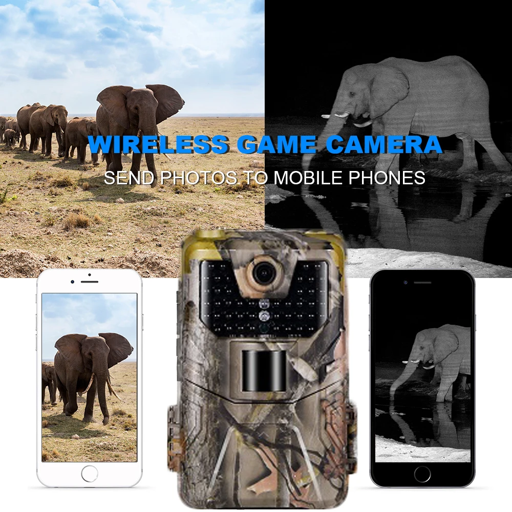 20MP 1080P дикой природы SMS MMS SMTP Trail камера фото ловушки ночного видения 2G электронная почта сотовая охотничья камера s HC900M наблюдения