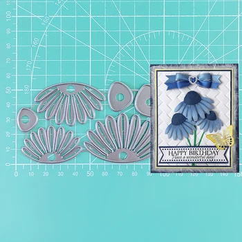 

Flower Petals Craft Metal Cutting Frame Templates Scrapbooking Embossing Paper Cards Photo Album Craft Stencils Dies