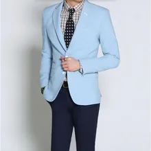 Новая высококачественная легкая Свадебная мужская куртка для отдыха, для торжественных случаев, Лучший человек, мода, два для зерна пуговиц