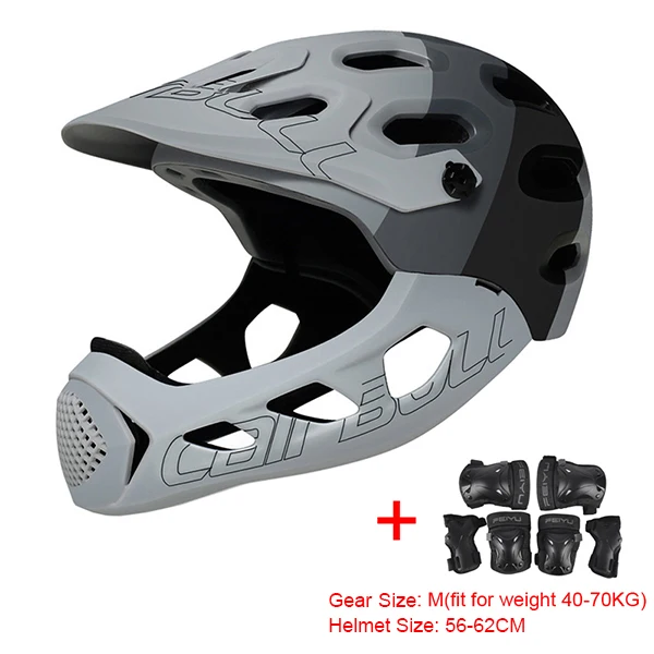 bike helmet removable chin guard