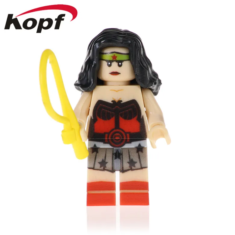 

20Pcs Wholesales Building Blocks Wonder Woman Deathstroke Harley Quinn Zombie Robin Joker Figures Gift Toys For Children PG1721