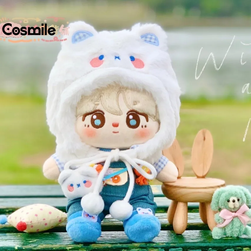 

Кукла Cosmile, наряд медведя, костюм идола одежда звезды для косплея, подходит для 15 см, 20 см, плюшевая кукла, милая игрушка Cos, подарок на Рождество, MO C