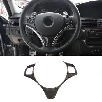 

Black Wood Grain ABS For BMW E90 3 Series 2005-2012 Wheel Decoration Frame Sticker For BMW E87 1 Series 2004-2011Car Accessories