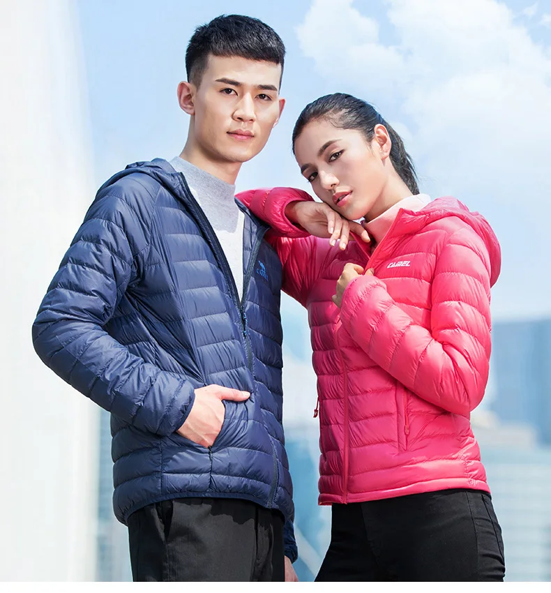 Короткая куртка на утином пуху белого цвета, пальто с гусиным пухом Northface с капюшоном для женщин и мужчин, ультра-светильник, теплая парка больших размеров