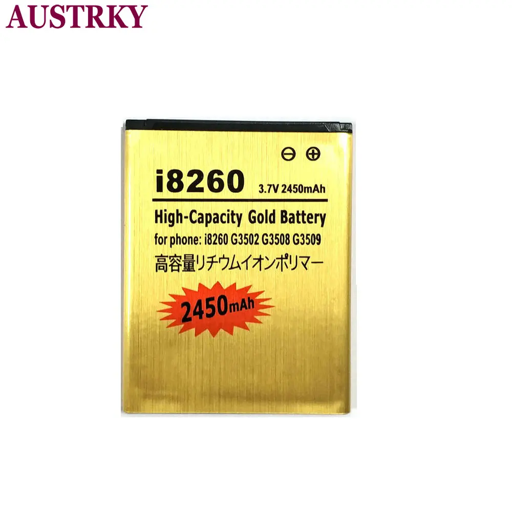 Новый аккумулятор B150AE для Samsung GALAXY Trend3 G3502 G3508 G3509 I8260 B150AC телефона 2450 мАч + код