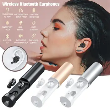 

Rondaful B9 TWS Bluetooth Earphones Wireless Earphone 8D HIFI Sport With MIC Earbuds Gaming Music Headset For Xiaomi Huawei