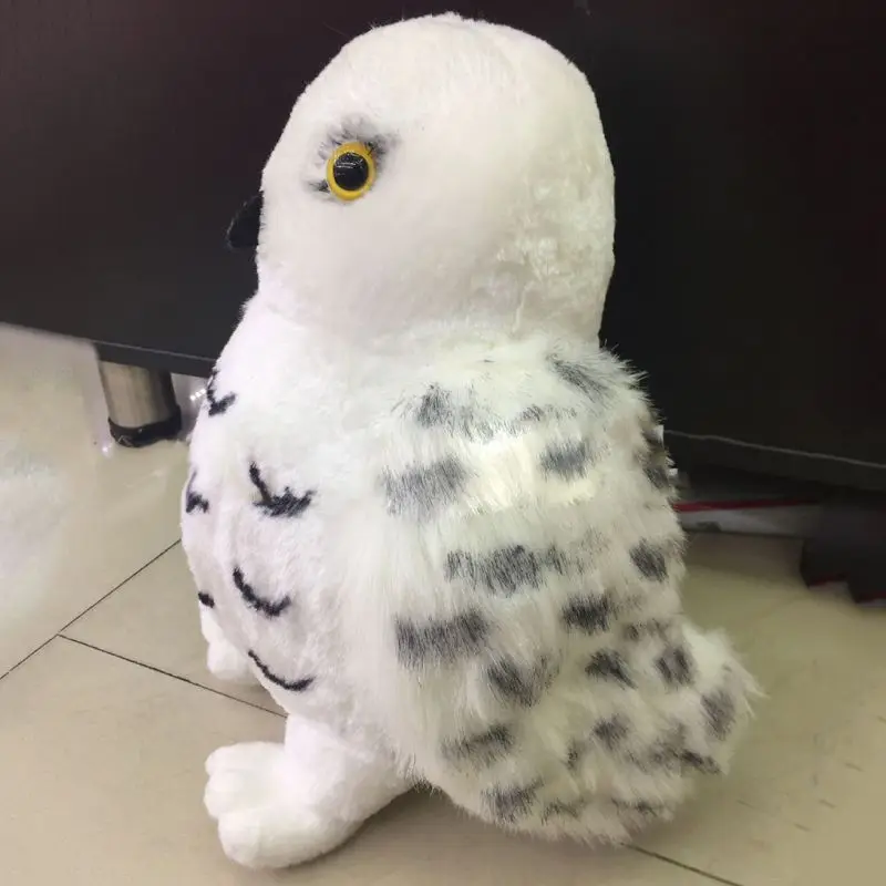Снежный белый плюш игрушка Сова Премиум качество Очаровательные чучело ребенок подарок для взрослых