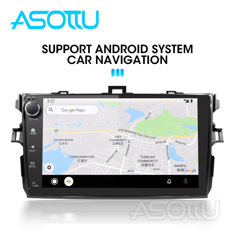 Беспроводная Автомагнитола Asottu для Apple Android навигация на платформе