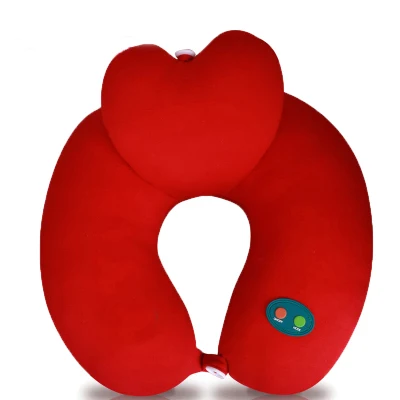 cervical traction Neck Massage U Shape Pillow Electric Vibrating Travel Nap Memory Massager Relax Smart Chip Mode Electronic
