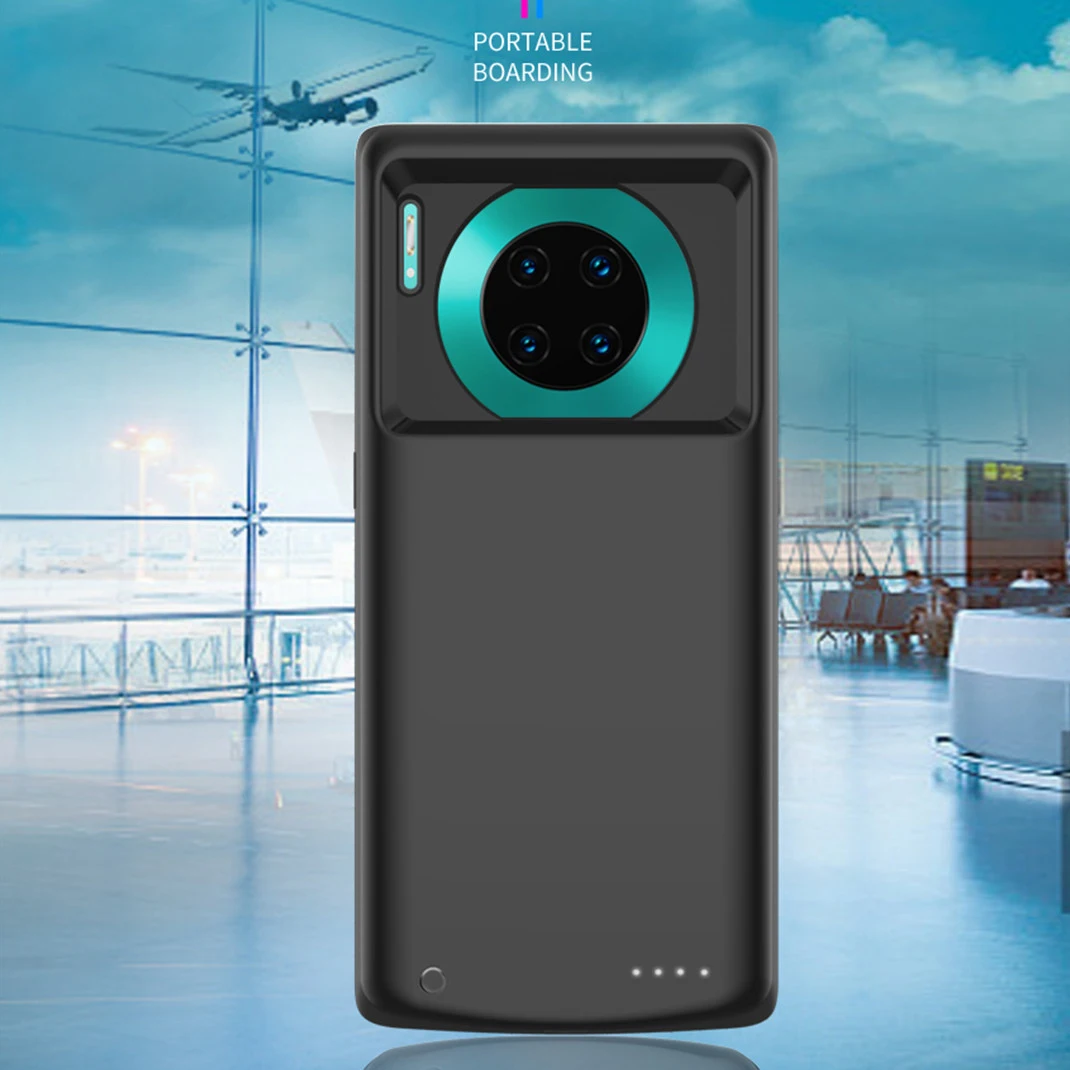 Для huawei mate 30 Pro Чехол для зарядного устройства 6000 мАч внешний резервный внешний аккумулятор чехол для аккумулятора защитный чехол для телефона