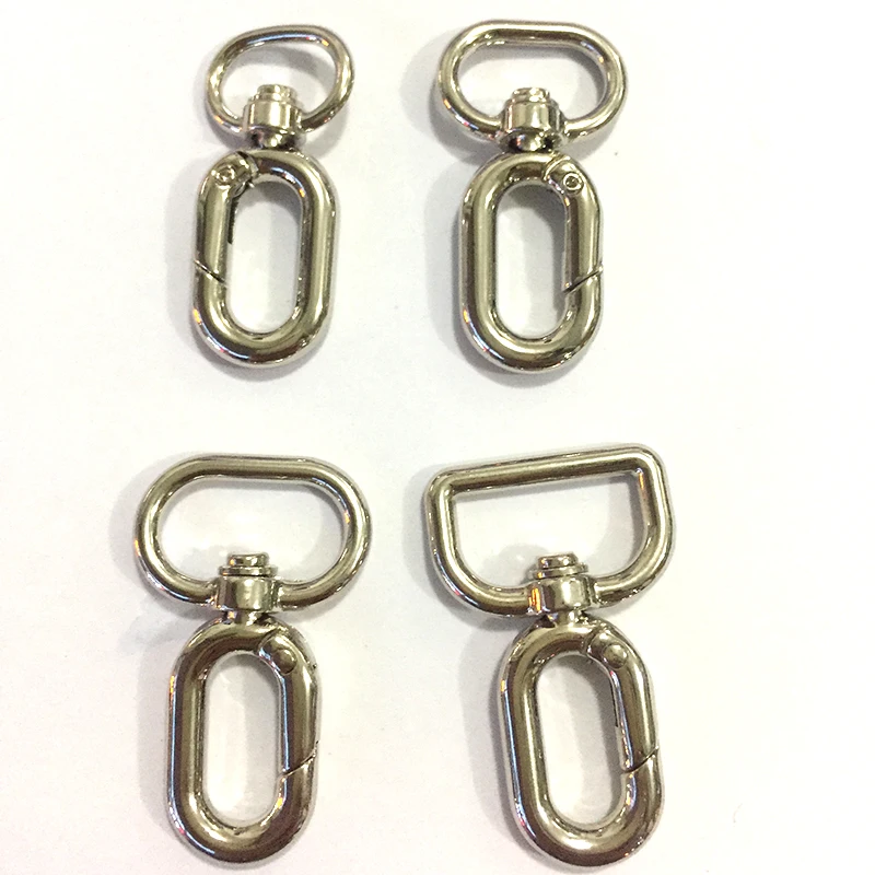 

Silver Metal Luggage bag Dog buckle Snap hook Bag hanger Lobster Clasp DIY Sewing handmade Key chain buttons