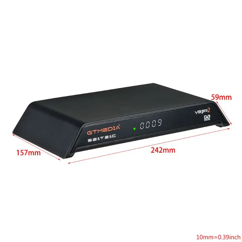 GTmedia V8 Pro 2 приемное устройство DVB-S2 DVB-C DVB-T2 Встроенный Wi-Fi, H.265 Поддержка IP ТВ PowerVu DRE и Biss key спутниковый ТВ приемник 1080P