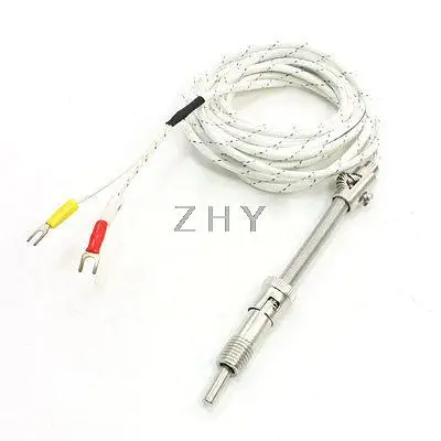 

Tension Spring Thermocouple E Type Temperature Sensor 0-600 Celsius 9.8Ft