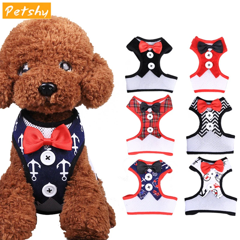 

Petshy Adjustable Pet Small Dog Leash Vest Dress Collar for Dogs Leash Harness Puppy Harness Traction Rope Belt Dog Accessories